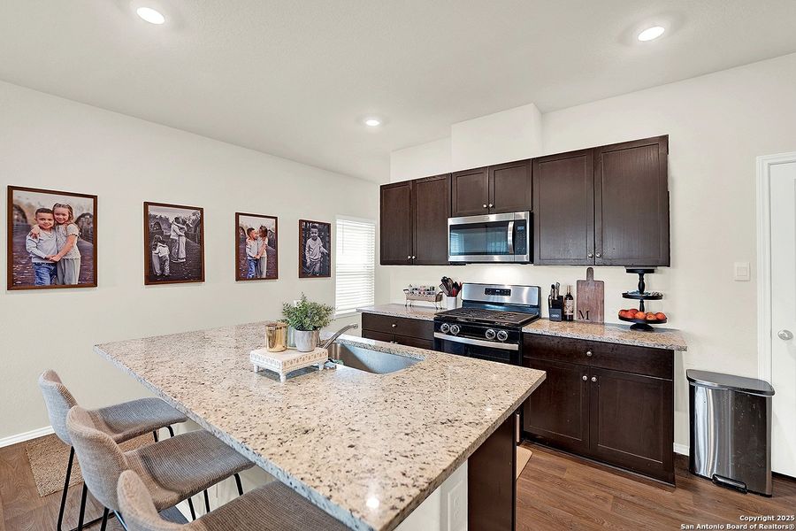 Furnished interior view inside a new home in The Links at River Bend, Floresville (Image 15).
