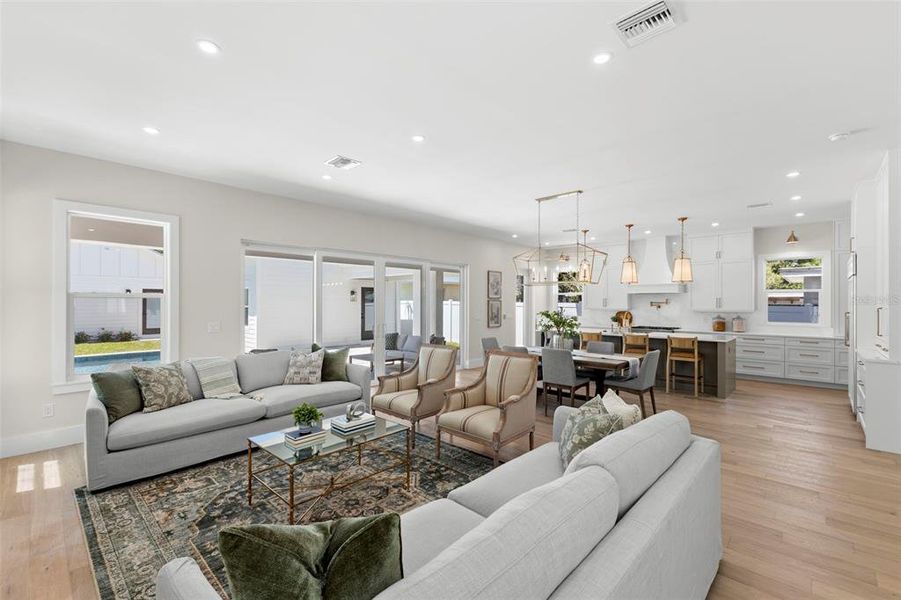 Furnished interior view inside a new home in , St. Petersburg (Image 9).