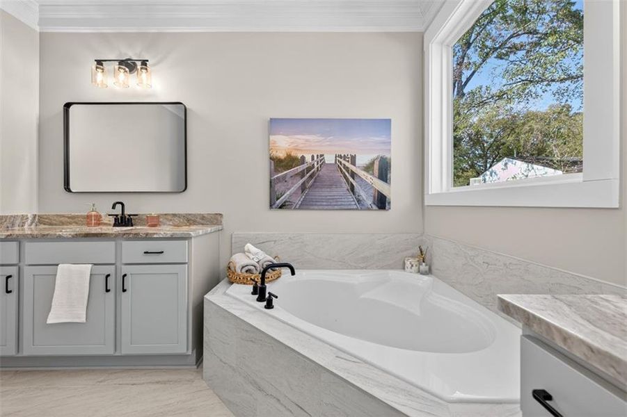 Furnished interior view inside a new home in , Covington (Image 28).