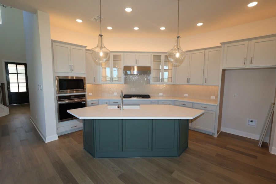 Furnished interior view inside a new home in Prairieland Village - Grove Collection, Cypress (Image 5).