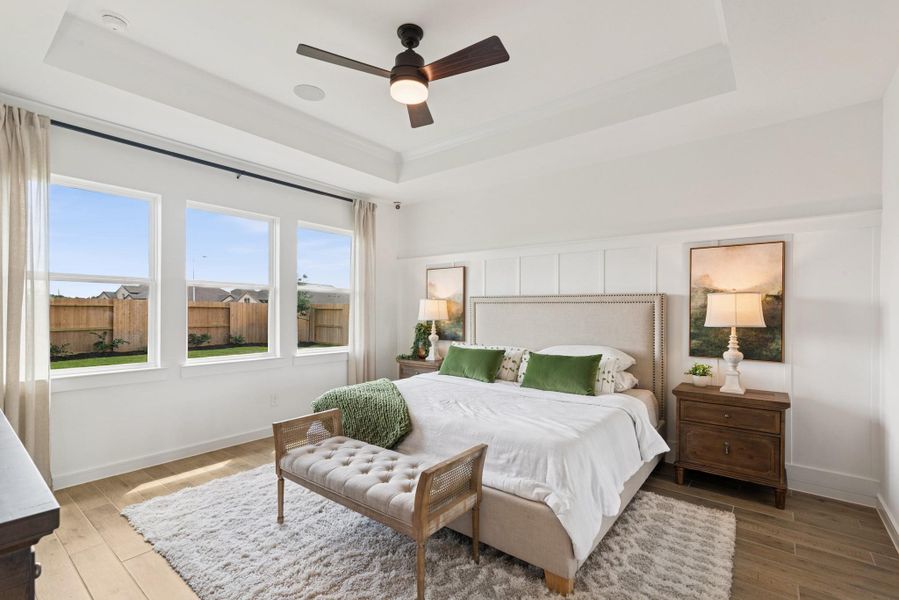 Spacious primary suite (*Photo not of actual home and used for illustration purposes only.)