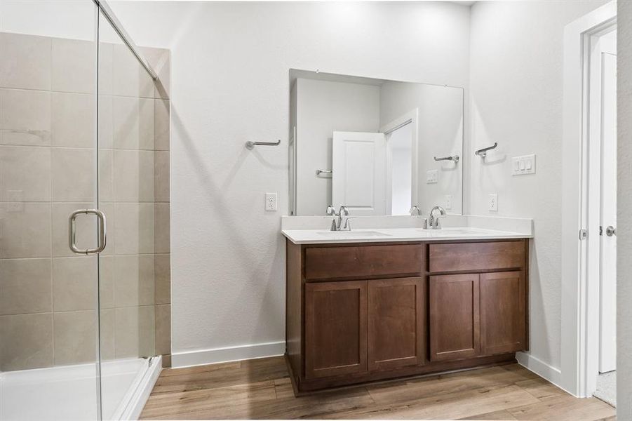 Furnished interior view inside a new home in Overland Grove, Forney (Image 9).
