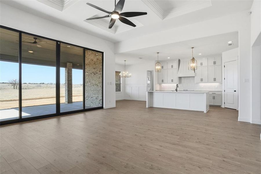 Spacious, unfurnished interior of a new home in , Godley (Image 36).