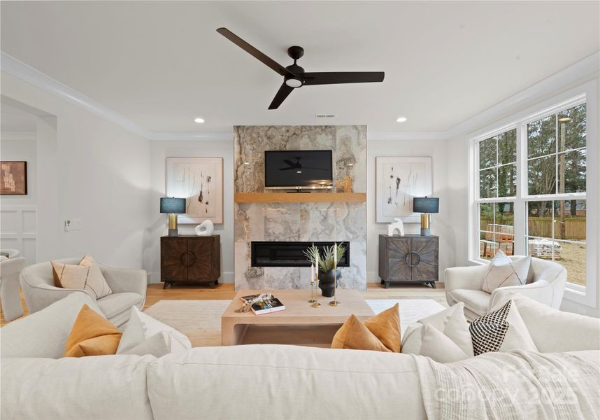 Furnished interior view inside a new home in , Charlotte (Image 15).