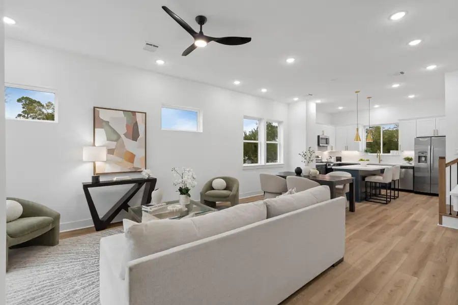 Furnished interior view inside a new home in , Houston (Image 10). Furnished interior view inside a new home in , Houston (Image 10).