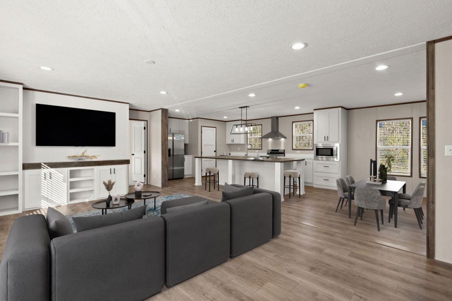 Furnished interior view inside a new home in , Cottageville (Image 6).