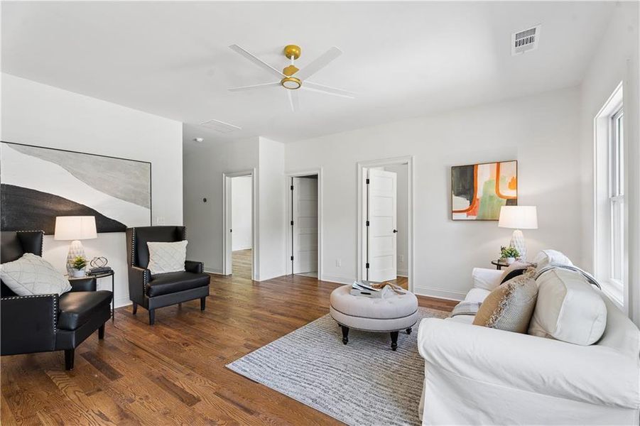 Furnished interior view inside a new home in , Decatur (Image 19).