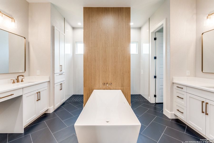 Furnished interior view inside a new home in , Adkins (Image 8).