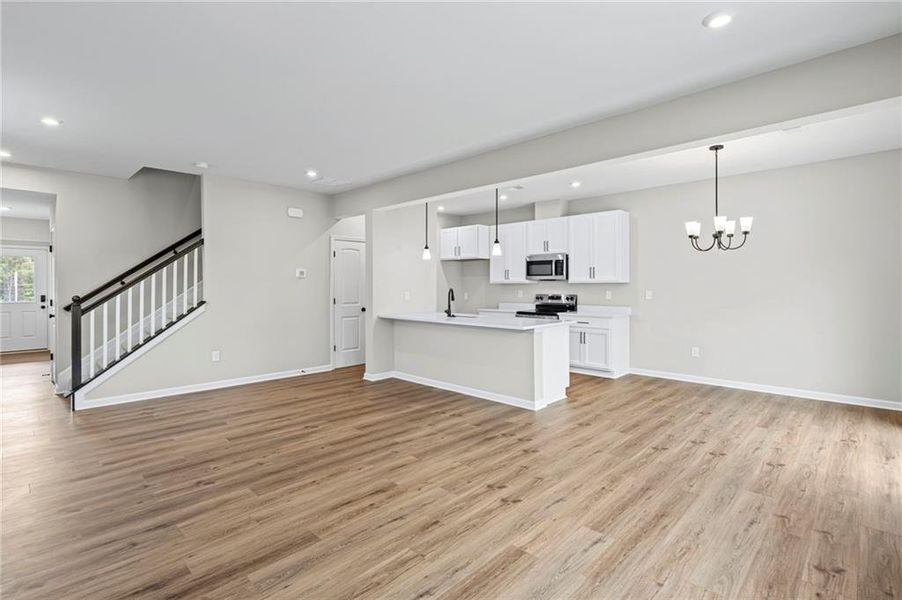 Spacious, unfurnished interior of a new home in Villas at Gold Creek, Dawsonville (Image 12).