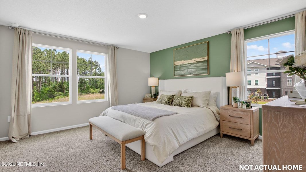 Furnished interior view inside a new home in Liberty Cove, Yulee (Image 15).