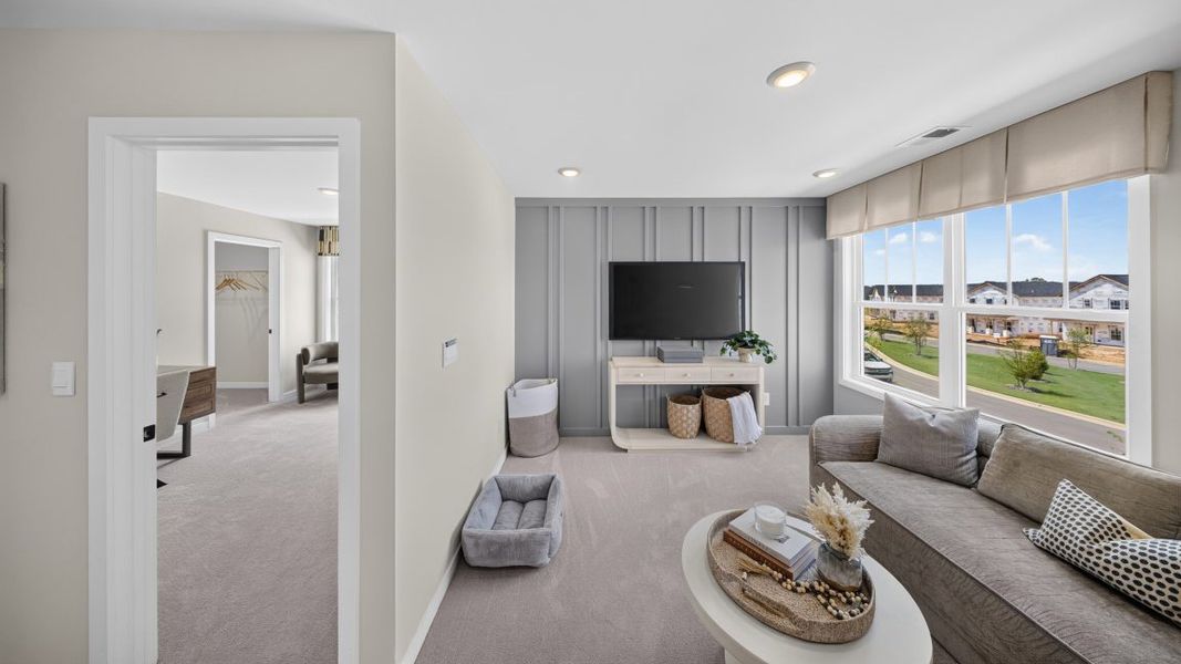 Furnished interior view inside a new home in Westport, York (Image 35).