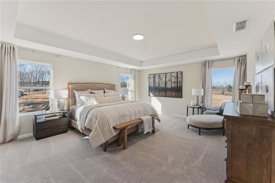 Furnished interior view inside a new home in , Dallas (Image 6).