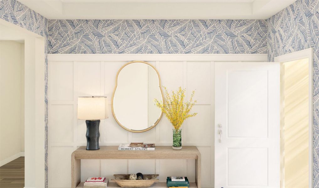 Welcoming foyer (*Artist rendering used for illustration purposes only.)