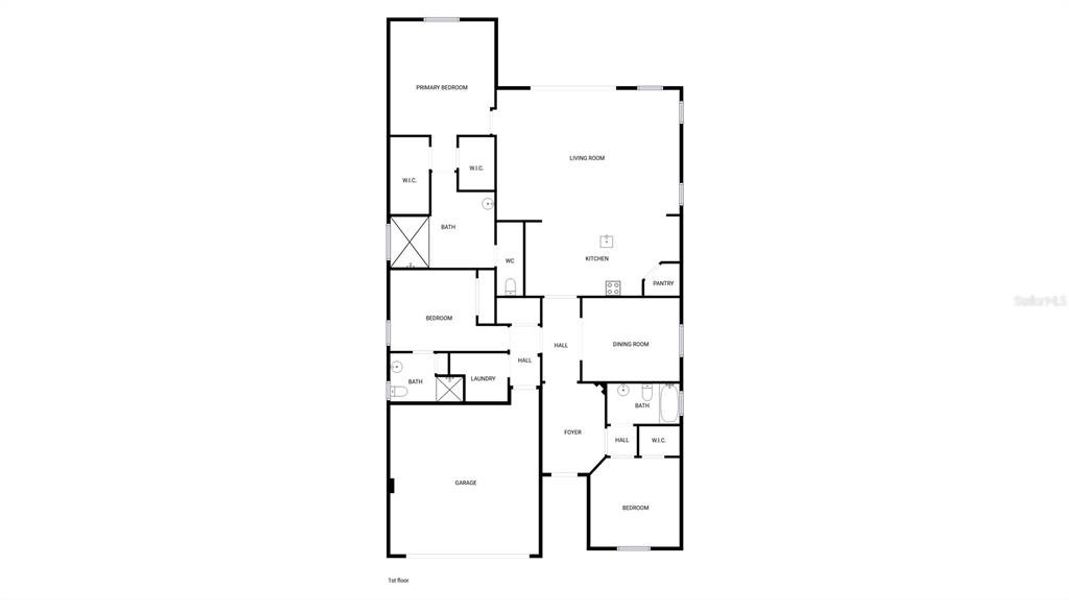 2D floor plan layout of this home in Harbor East, Port Charlotte, FL (Image 5). 2D floor plan layout of this home in Harbor East, Port Charlotte, FL (Image 5).