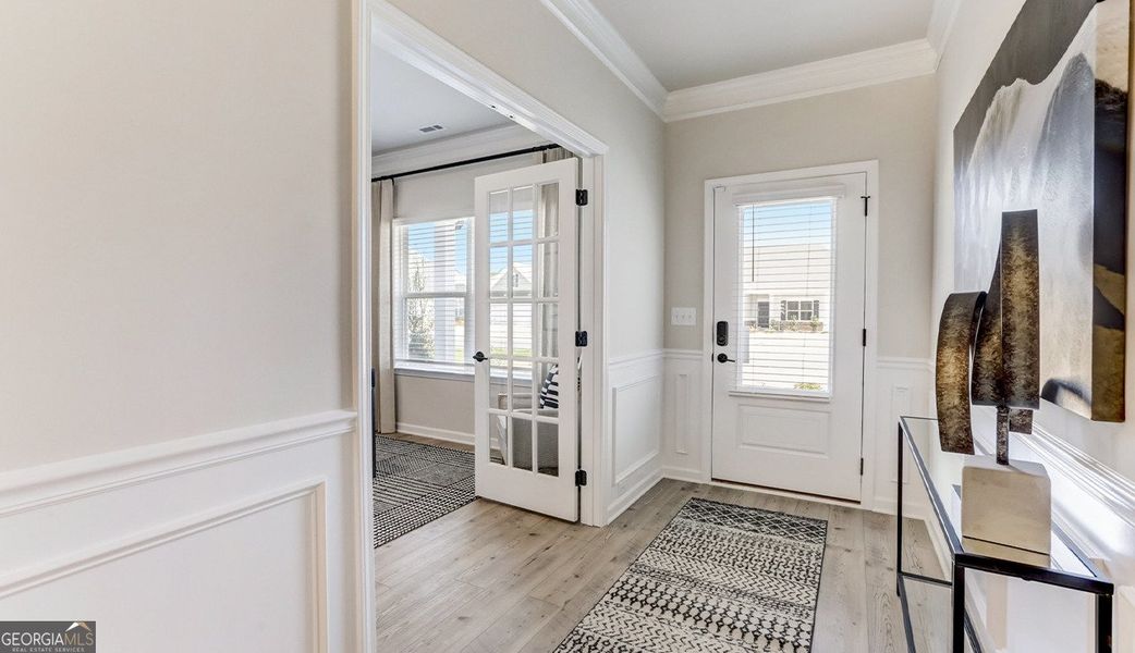 Furnished interior view inside a new home in Bryson Farms, Byron (Image 3). Furnished interior view inside a new home in Bryson Farms, Byron (Image 3).
