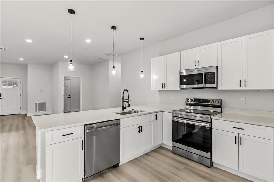 Furnished interior view inside a new home in , Ocala (Image 8). Furnished interior view inside a new home in , Ocala (Image 8).