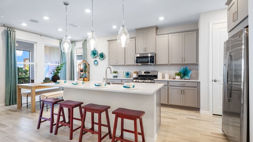 Representative furnished interior of a home built from the Bahama by Taylor Morrison in Firethorn, Parrish (Image 8).