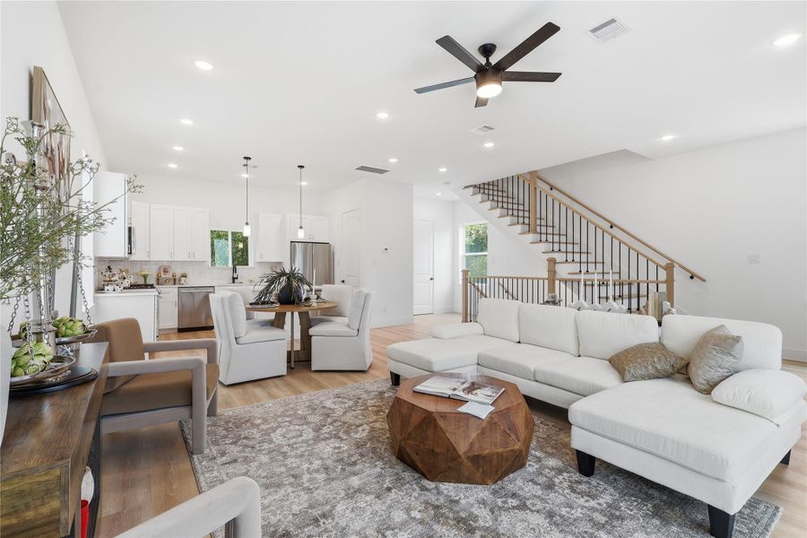 view of living area