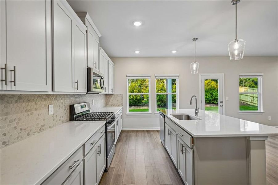 Furnished interior view inside a new home in Martin Springs - Estate Series, Lawrenceville (Image 17).