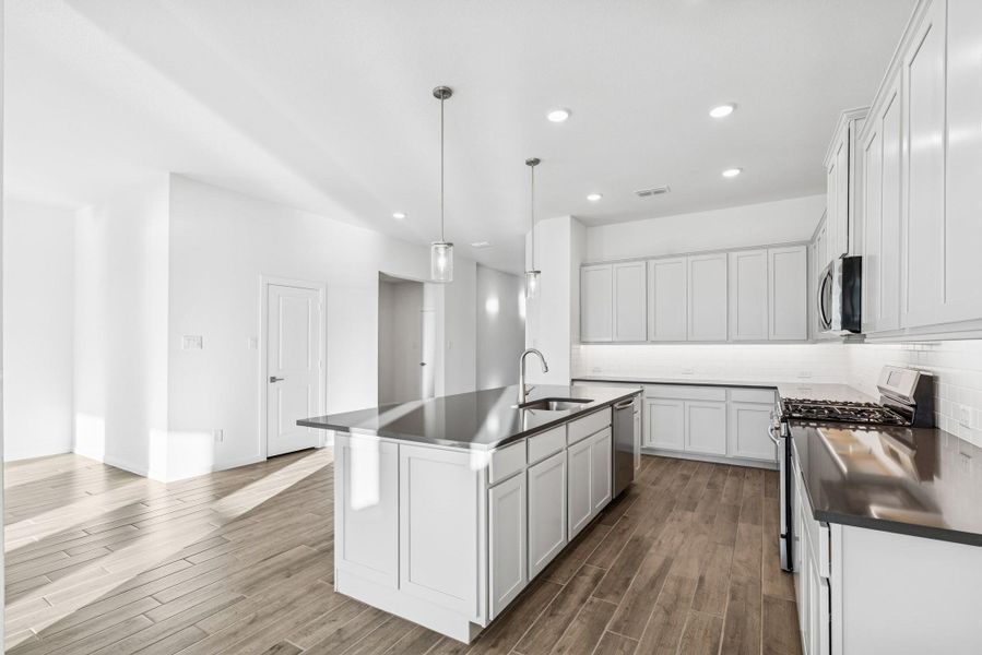 Furnished interior view inside a new home in Oakwood Estates, Waller (Image 13). Furnished interior view inside a new home in Oakwood Estates, Waller (Image 13).
