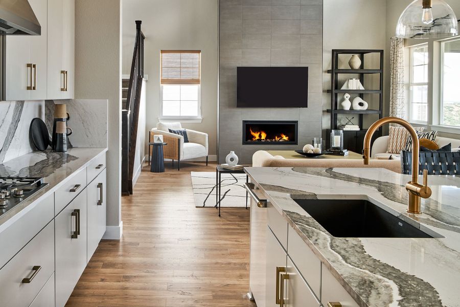 Representative furnished interior of a home built from the Vail by Taylor Morrison in Macanta, Castle Rock (Image 9).