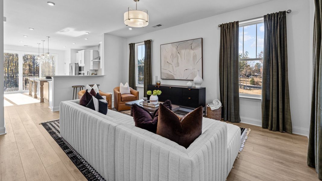 The Landon Plan by DRB Homes in Charlotte, NC - Living area