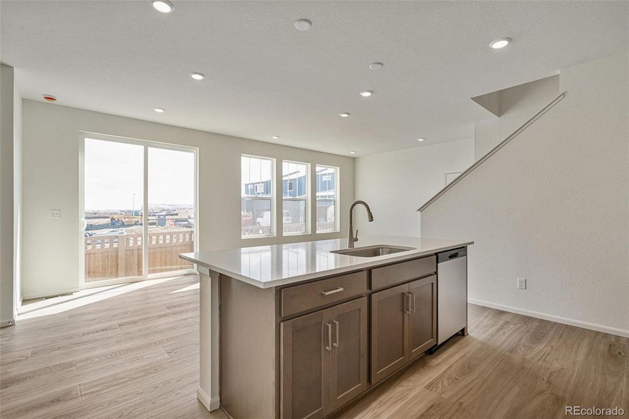 Furnished interior view inside a new home in Windler Villas, Aurora (Image 12).