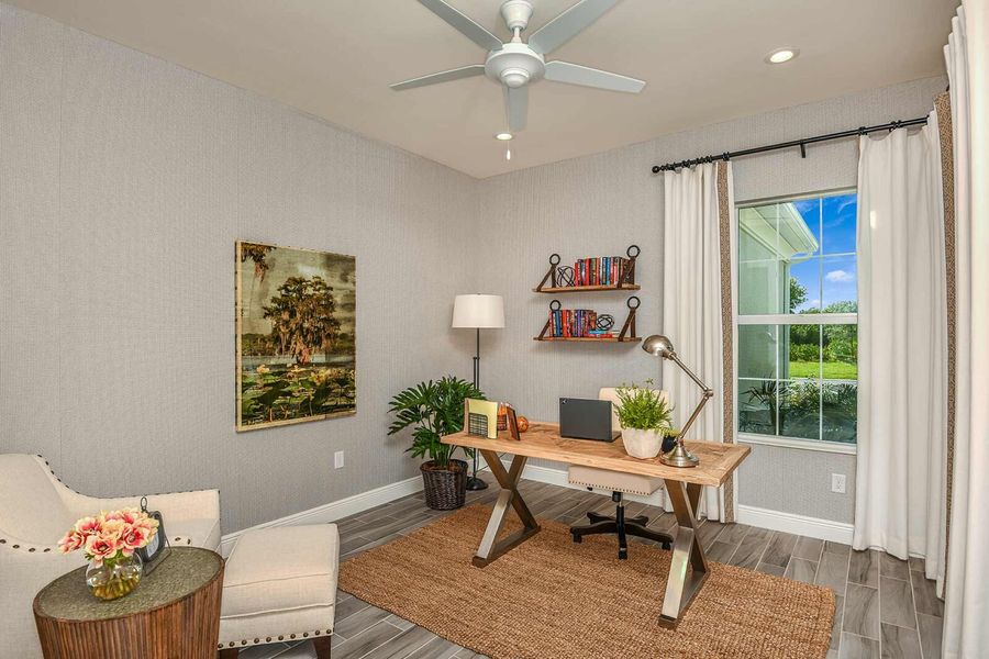 Representative furnished interior of a home built from the Captiva by Neal Communities in Verandah, Fort Myers (Image 17). Representative furnished interior of a home built from the Captiva by Neal Communities in Verandah, Fort Myers (Image 17).