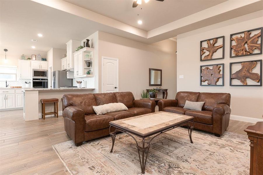 Open floor concept -