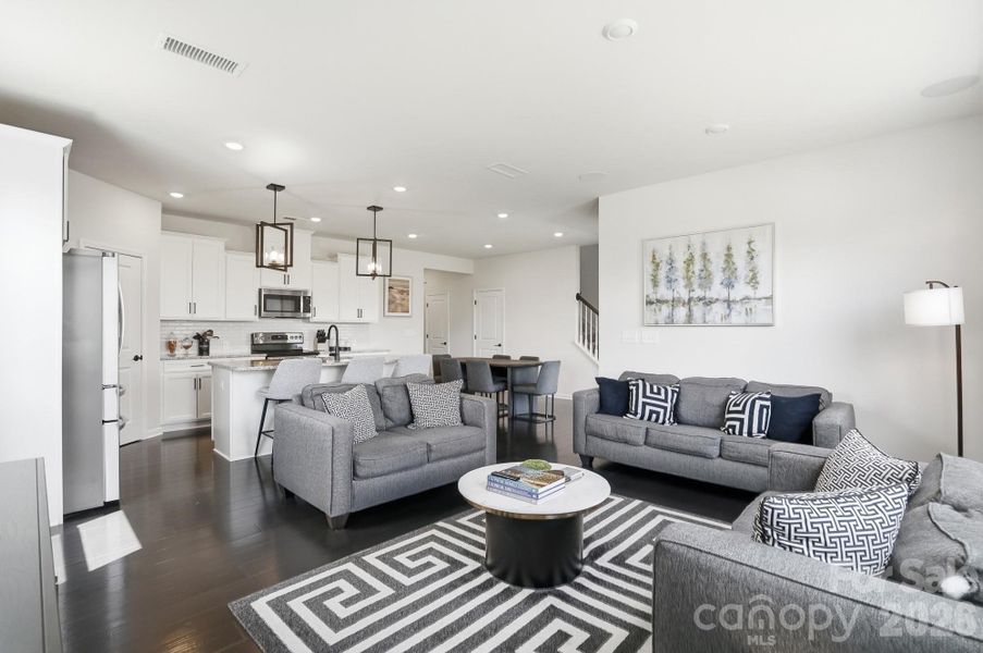 Furnished interior view inside a new home in , Charlotte (Image 34).