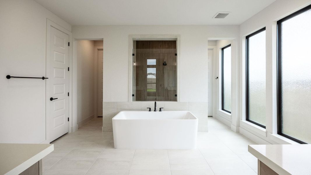 Furnished interior view inside a new home in Easton Park, Austin (Image 7).