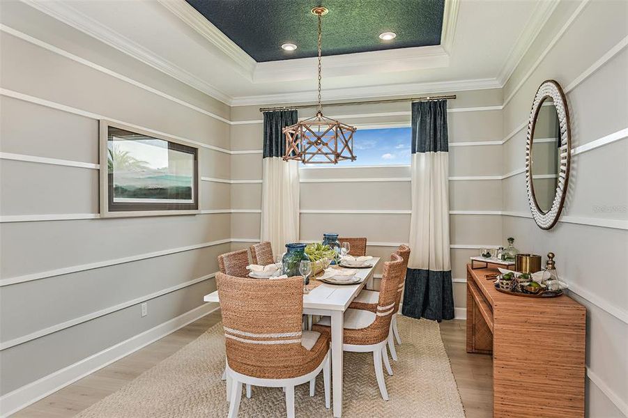 Furnished interior view inside a new home in Esplanade at Azario Lakewood Ranch, Bradenton (Image 20).