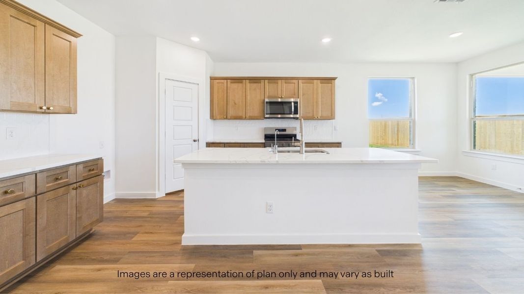 Furnished interior view inside a new home in Viridian, Lubbock (Image 6).