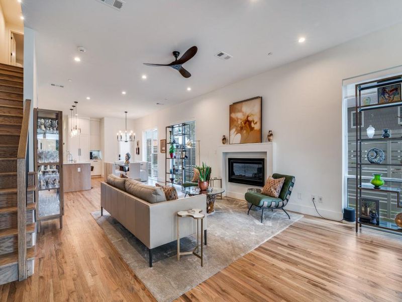Furnished interior view inside a new home in , University Park (Image 8). Furnished interior view inside a new home in , University Park (Image 8).