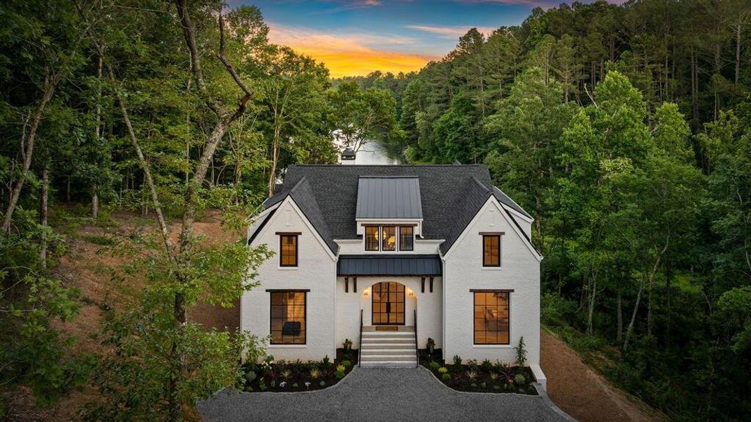 Front exterior of a new home in , Ellijay, GA, highlighting curb appeal (Image 27).