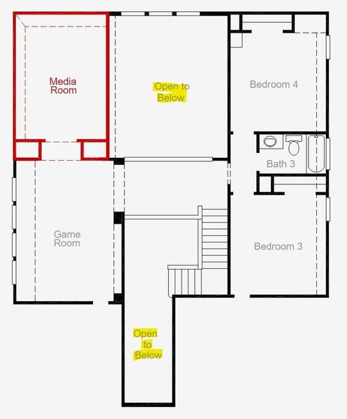 2nd Floorplan - Representative Photo