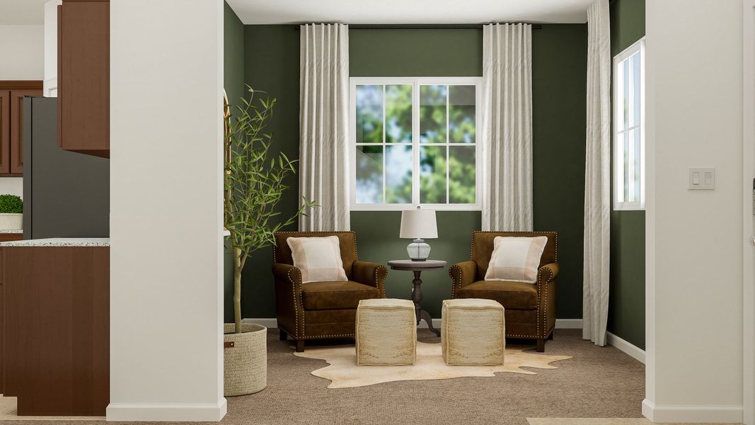 Representative furnished interior of a home built from the Dahlia by Century Complete in Spring Hill Classic, Spring Hill (Image 3).