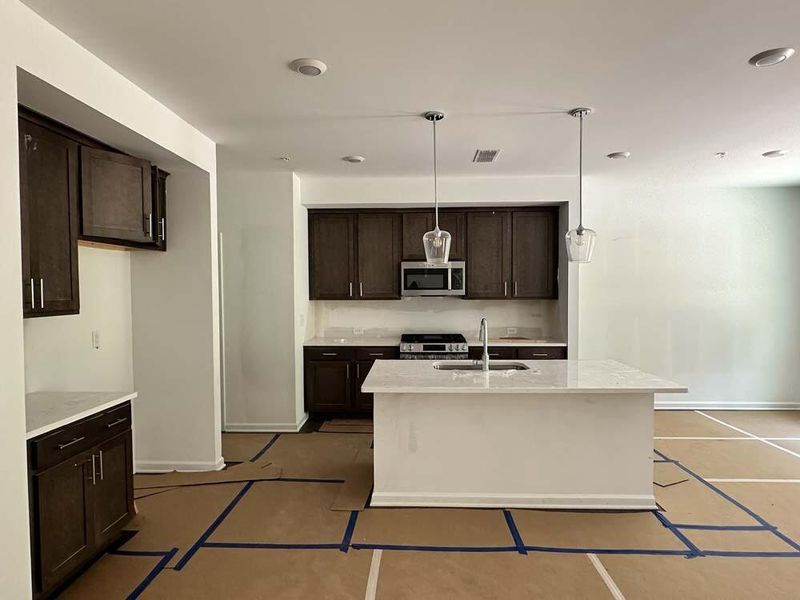 Kitchen Construction Progress.