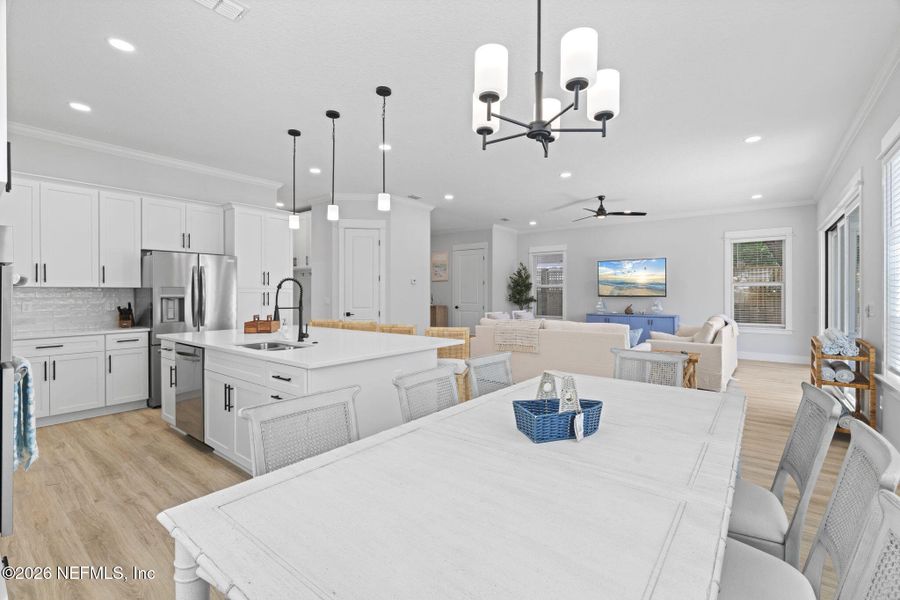 Furnished interior view inside a new home in , Jacksonville Beach (Image 68).