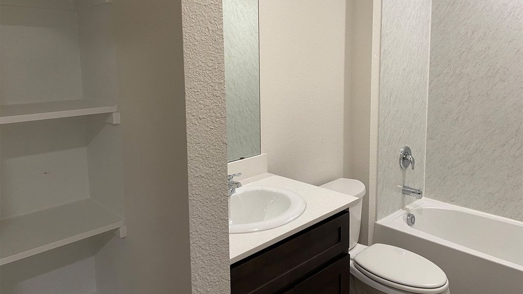 Furnished interior view inside a new home in Creeks at Burnett Trail, Canton (Image 10).