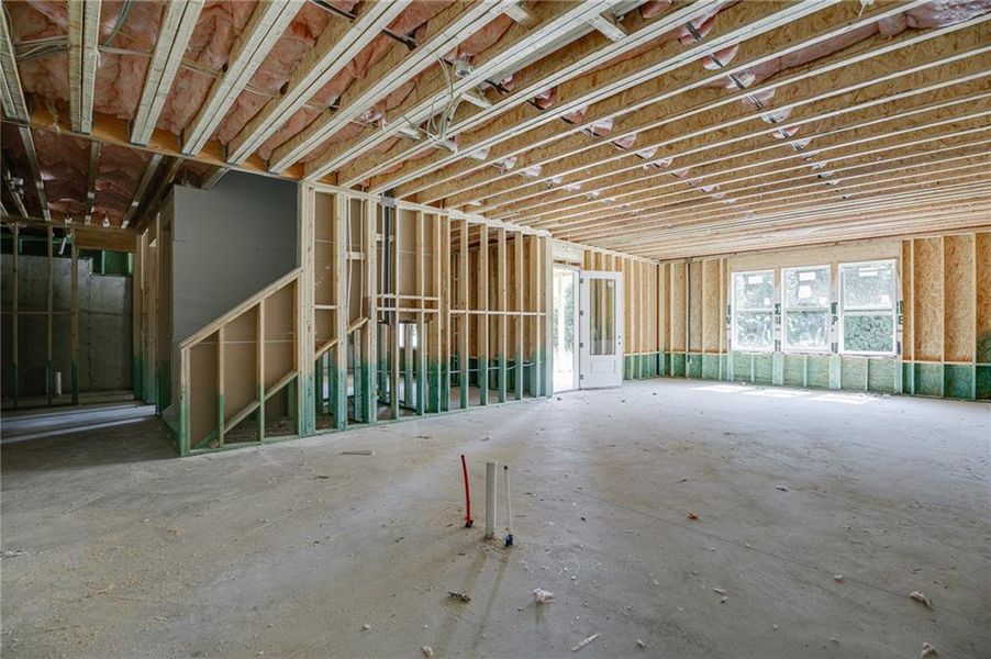 In-progress construction of a new home in , Jefferson, GA (Image 26).