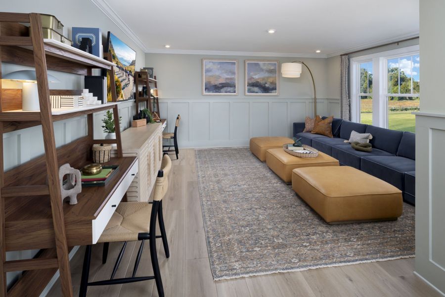Representative furnished interior of a home built from the Prescott by Mattamy Homes in Blair Place, Monroe (Image 14).