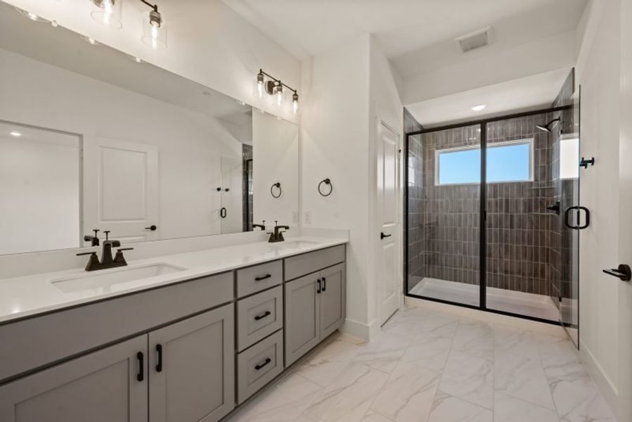 Furnished interior view inside a new home in Mosaic, Celina (Image 12).