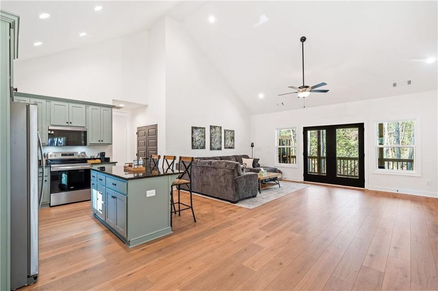 Furnished interior view inside a new home in , Talking Rock (Image 14).