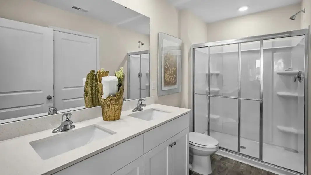 Furnished interior view inside a new home in North Village Townes, Greensboro (Image 15).