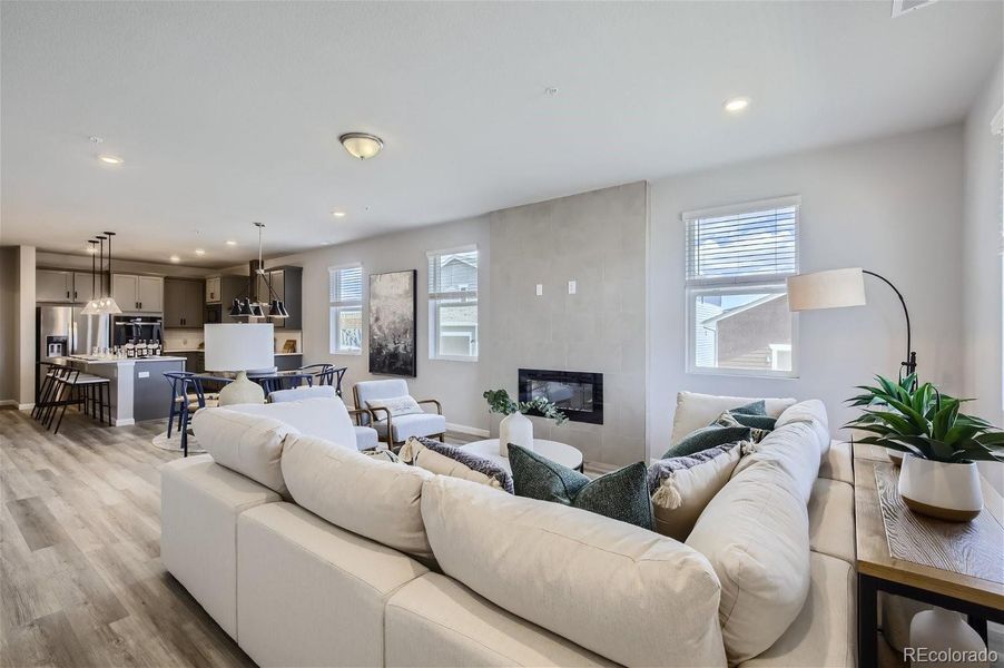 Furnished interior view inside a new home in , Fort Collins (Image 7).