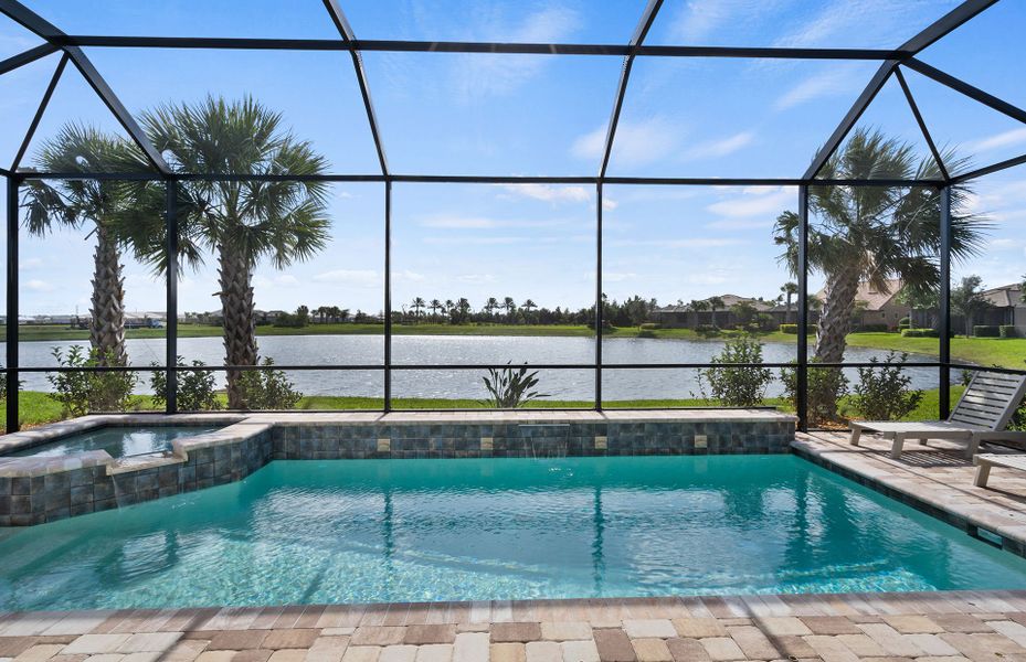 Representative exterior details of a home built from the Prestige by Del Webb in Del Webb Tradition, Port St. Lucie (Image 3).