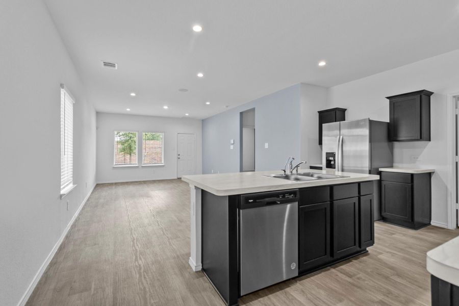 Furnished interior view inside a new home in Presswoods, Splendora (Image 10).