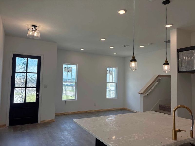 Open Kitchen-Living Room Construction Progress