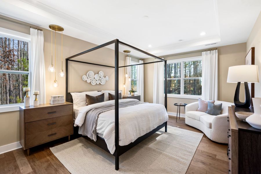 Representative furnished interior of a home built from the Eldorado by Mattamy Homes in Madison Park, Lillington (Image 17).